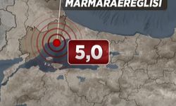 Marmaraereğlisi'nde 5,0 büyüklüğünde deprem!