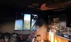 Alevlere teslim olan mutfak küle döndü