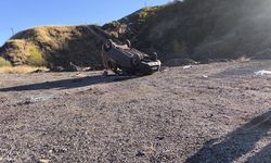 Feci kaza: Araç takla attı 5 yaralı!