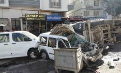 Freni patlayan hafriyat kamyonu dehşet saçtı: 5 yaralı