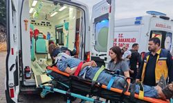 Kamyonet uçuruma yuvarlandı: 3 yaralı