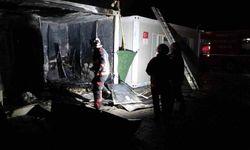Malatya’da konteyner kentte korkutan yangın