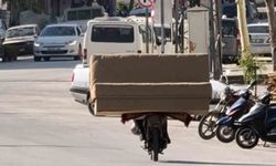 Motosikletle koltuk taşıyan sürücüye ceza!