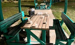 Eskişehir'deki parkta çirkin görüntü!