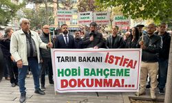 Hobi bahçelerinin yıkım kararına tepki!