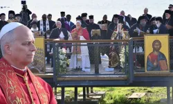 Tarihi bazilikada düzenlenen ayini Papa 14. Leo yönetti