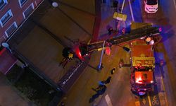 Eskişehir'de hareketli gece: Tenteye düştü!