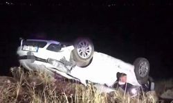 Araç takla attı: 1 yaralı