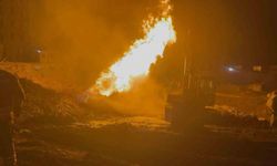 Doğal gaz patlamasıyla çıkan yangında 2 işçi yaralandı