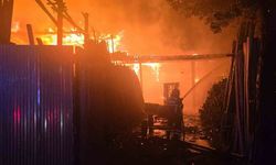 İş yerinde korkutan yangın