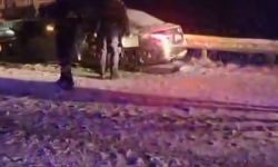 Kar yağışı kazayı beraberinde getirdi: Ölü ve yaralılar var!