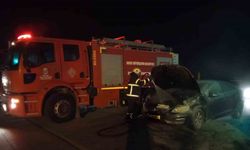 Korkutan otomobil yangını