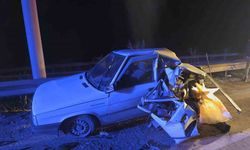 Tır otomobile arkadan çarptı: 1 yaralı