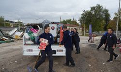 Eskişehir'de kaldırım işgaline denetim!