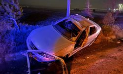 Eskişehir’de araç takla atıp şarampole yuvarlandı