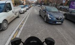 Eskişehir trafiğinde şok görüntü!