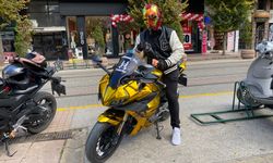 Dünyaca ünlü çizgi roman karakteri kaskıyla dolaşıyor...