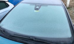 Sürücüler güne buz kazıyarak başladı