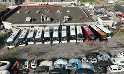 Hurda otobüs vurgunu ortaya çıktı: 18 araca el konuldu