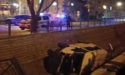 Minibüs dereye böyle uçtu: Yaralı var!