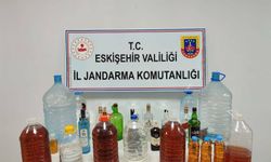 Eskişehir'de 78 litre kaçak alkol ele geçirildi