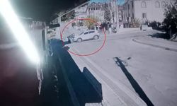 Kavşağa giren motosikletliyi fark etmeyerek çarptı: 1 yaralı