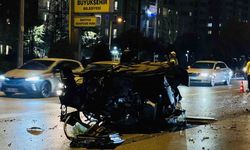 Konya’da ağaca çarpan otomobilden fırlayan yolcu kurtarılamadı