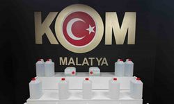 Malatya’da sahte alkol operasyonu