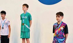 Paletli yüzme yarışlarında dünya 3.’sü oldu