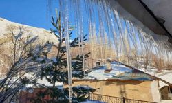 Soğuk hava çatıları dondurdu