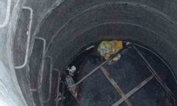 Su kuyusunda mahsur kalan yavru kedi, kurtarılarak annesine teslim edildi