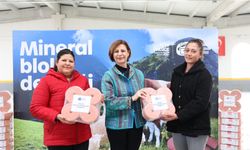 Üreticiye 15 ton mineral blok desteği