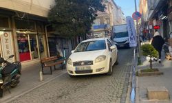 Levhaya rağmen park etti!