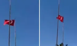 Bayrağımıza çirkin saldırı!