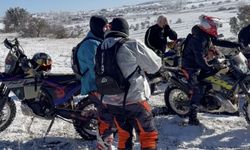 Kış şartları cross ekibini durdurdu!