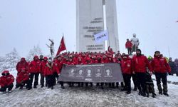 İnönü Zaferi’ni kar altında kutladılar!