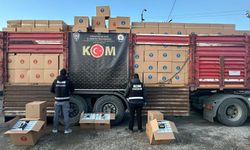 7,3 milyon bandrolsüz makaron ele geçirildi!