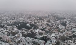 Tarihi Odunpazarı Evleri karla kartpostala döndü!