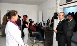 Çalışmaları yerinde inceledi!