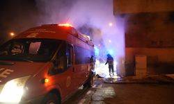 Bina yangınında can pazarı: 8 kişi dumandan etkilendi