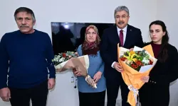 Vali Yılmaz'ın ilk ziyareti şehit ailesine