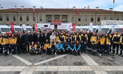 Eskişehir'de sağlık filosuna 10 yeni ambulans katıldı