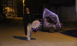 Eskişehir’de sahurun kadın davulcusu