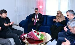 Şehit Mevlüt Kahveci’nin ailesine taziye ziyareti