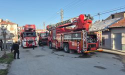 Bahçe yangını paniğe neden oldu