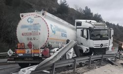 Bilecik-Eskişehir Yolu'nda faciadan dönüldü