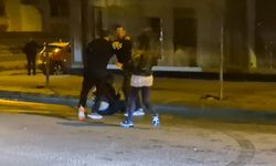 Cadde ortasında arbede!