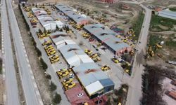 Sarı devler hasat için bakıma alındı