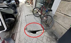 Eskişehir'deki o sokakta tehlikeli kaldırım!