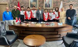 Sporculara tebrik ziyareti!